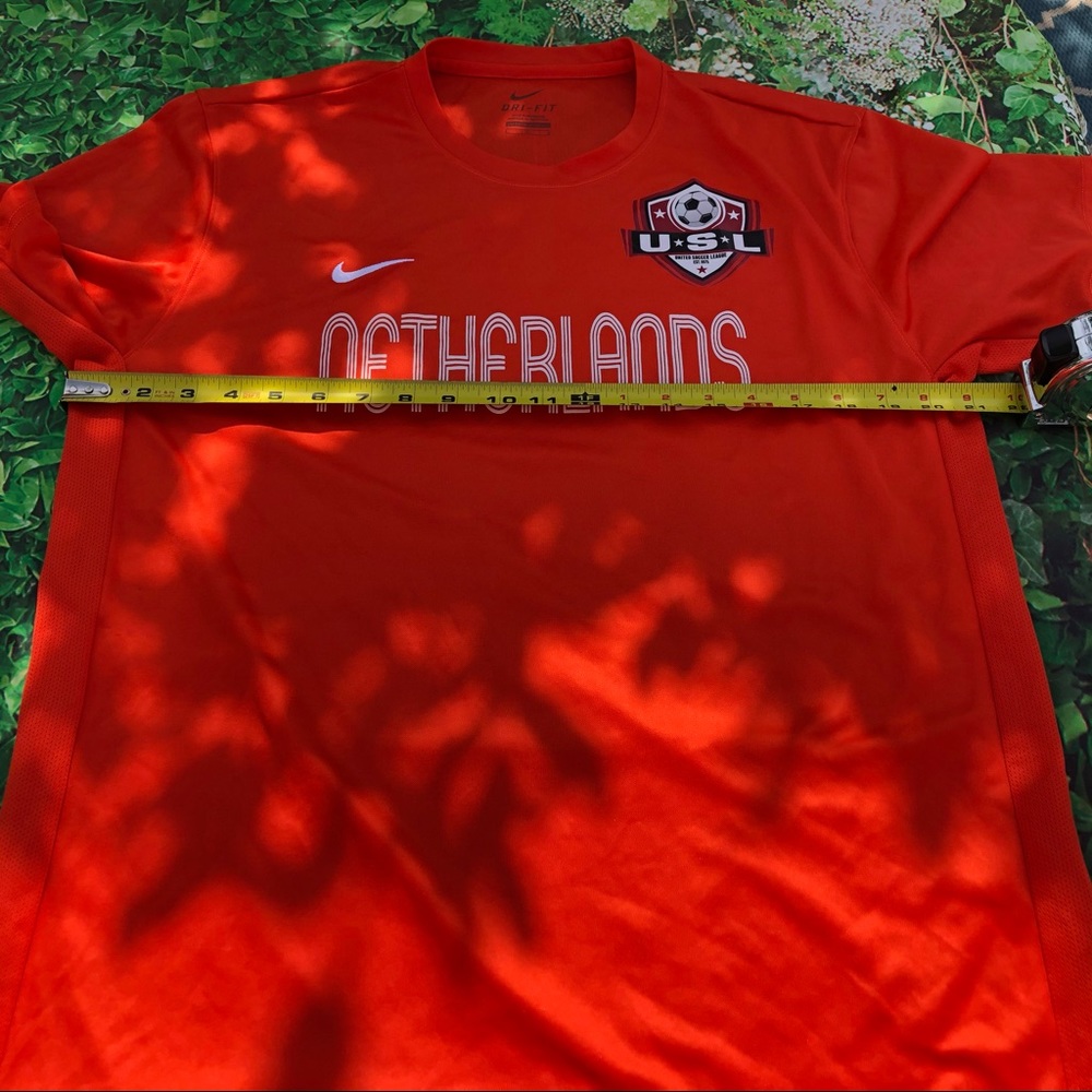 Nike Dri Fit Mens Netherlands soccer short sleeve shirt Lg - Picture 8 of 9